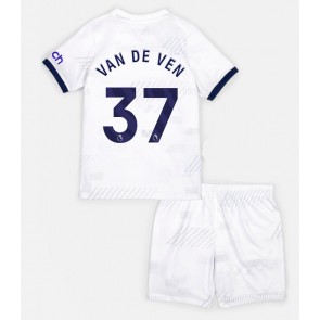 Tottenham Hotspur Micky van de Ven #37 Replika Babytøj Hjemmebanesæt Børn 2023-24 Kortærmet (+ Korte bukser)